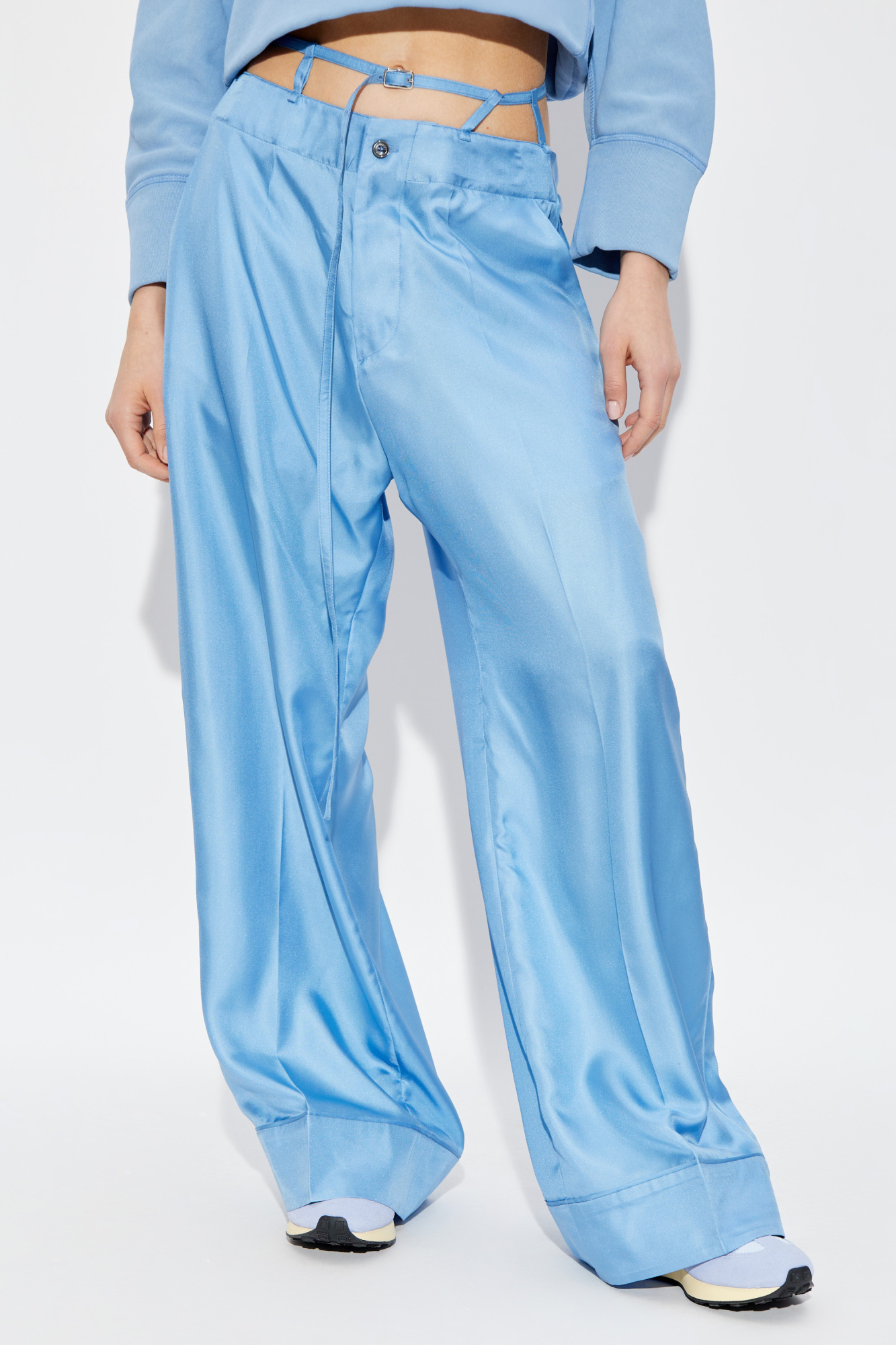 パンツ Dsquared2 Silk And Cotton Blend Trousers With Ironed Crease S74KB0972S40320900G1.jpg?sw=